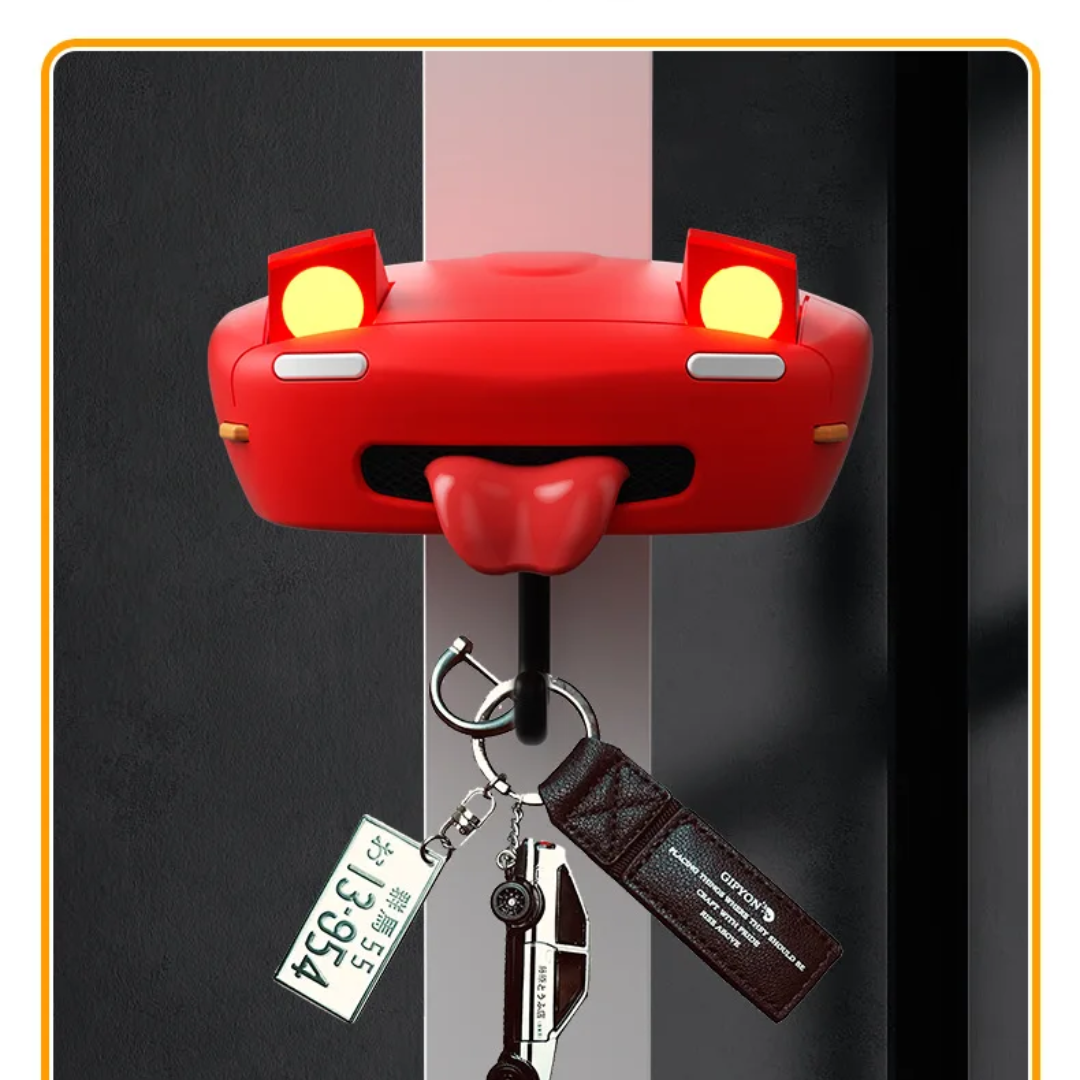 Wall-Mounted Key Holder with Light-Up