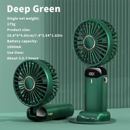 BreezeGo. Electric Fan Portable 