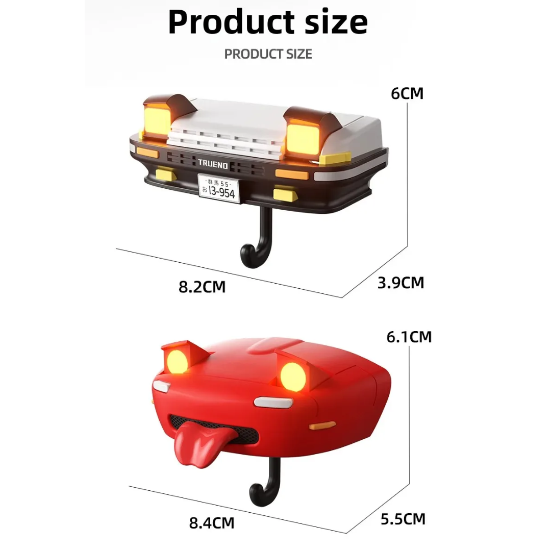 Wall-Mounted Key Holder with Light-Up