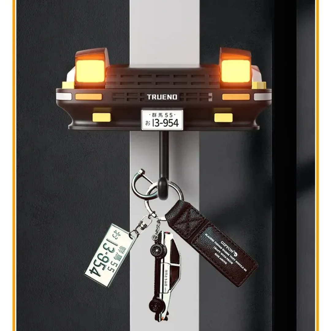 Wall-Mounted Key Holder with Light-Up