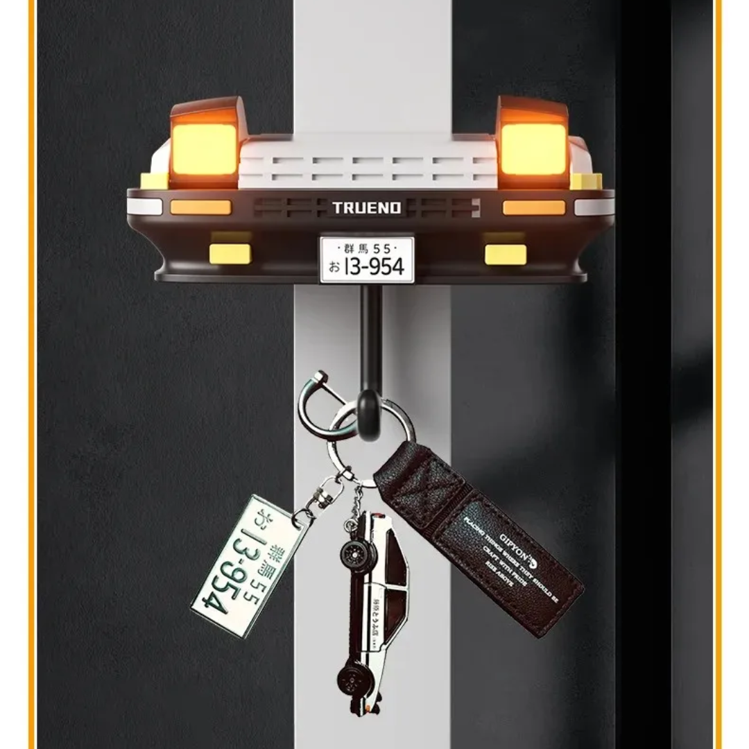 Wall-Mounted Key Holder with Light-Up